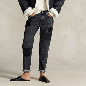 Polo Ralph Lauren Tonal Patchwork Avery Boyfriend Jean